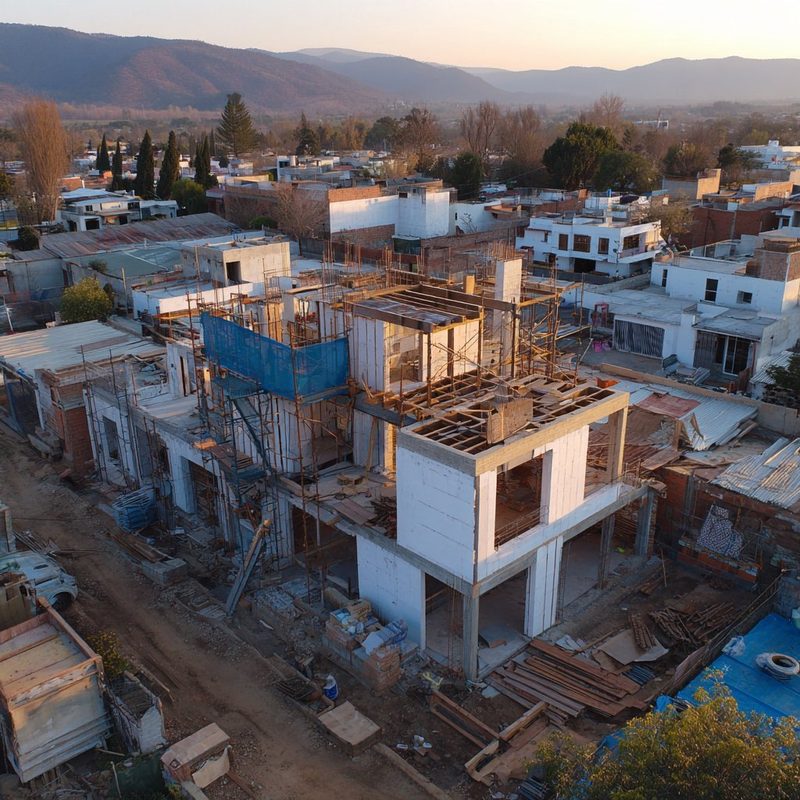 Casa habitación · vista aérea